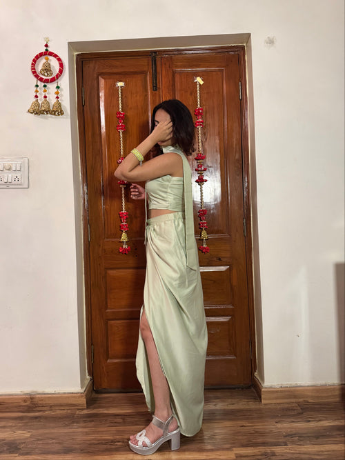 Poo's Pista 3 Piece Long Skirt Set