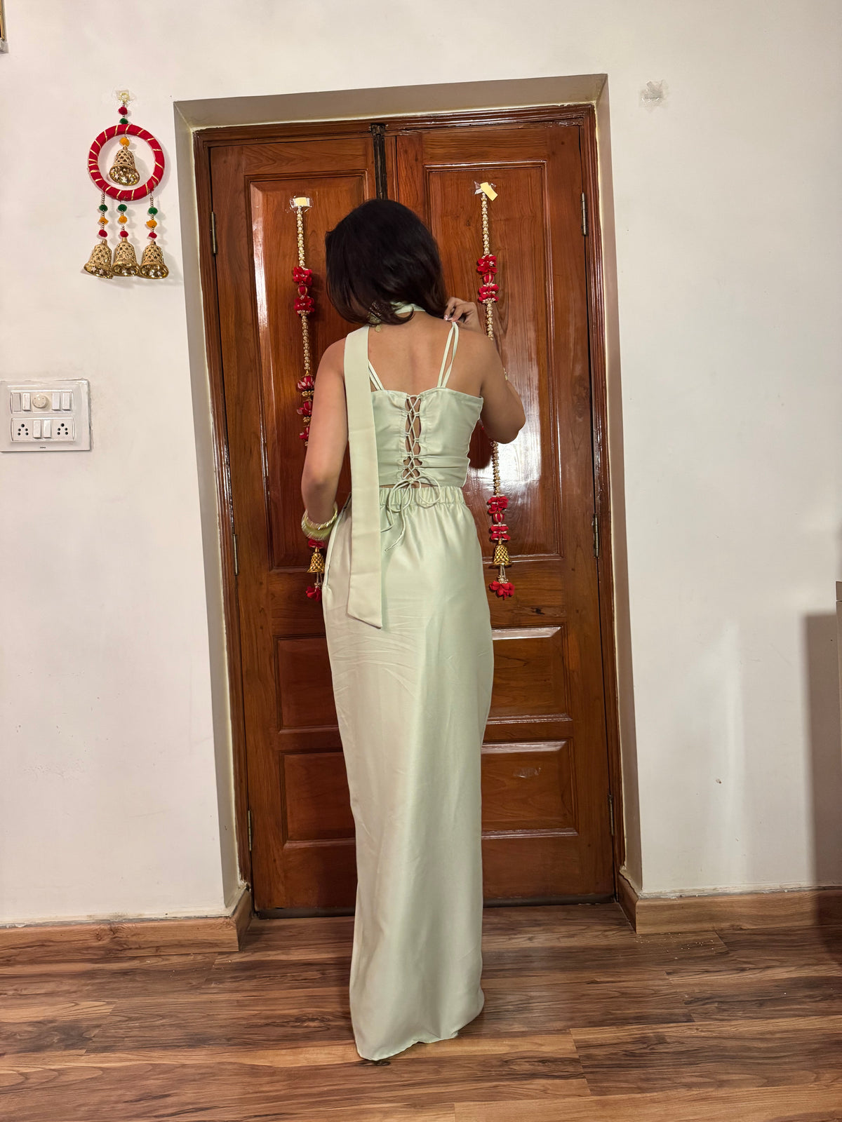 Poo's Pista 3 Piece Long Skirt Set