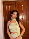 Poo's Pista Top With Scarf