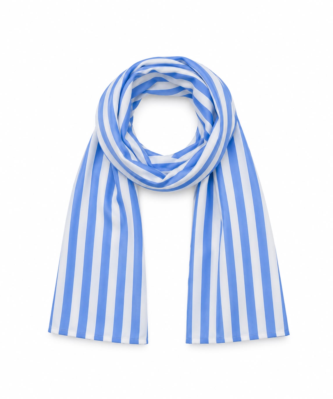 Blue Stripes Head Scarf